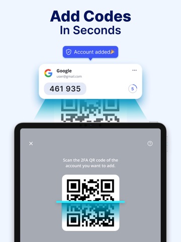 Authenticator App - 2FA iPad screenshot