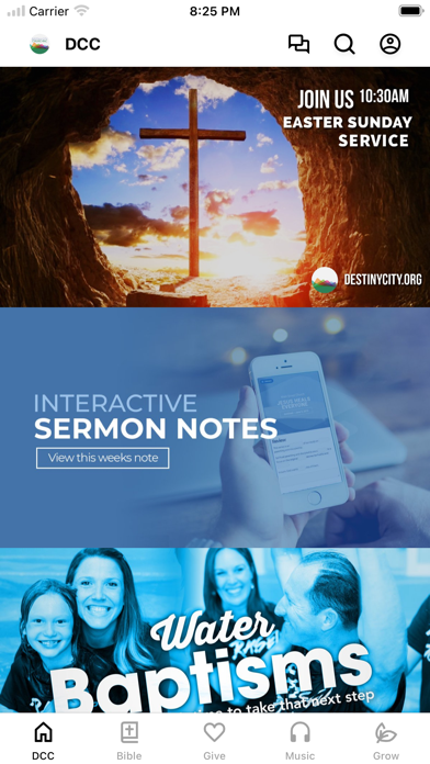 Screenshot 1 of Destiny City Church NC App