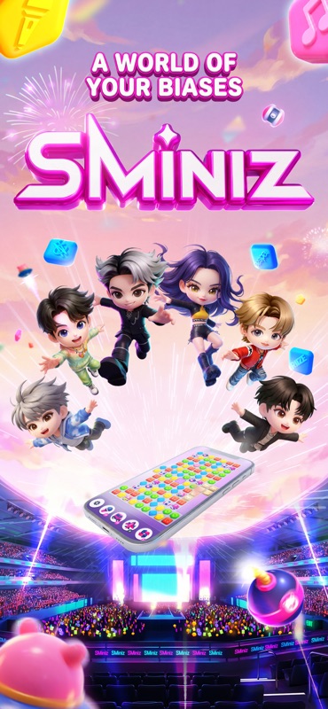 SMiniz: K-POP Puzzle Game screenshot 2