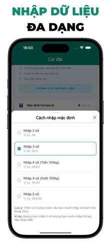 Cân Lúa Pro: Quản Lý Mua Bán のスクリーンショット