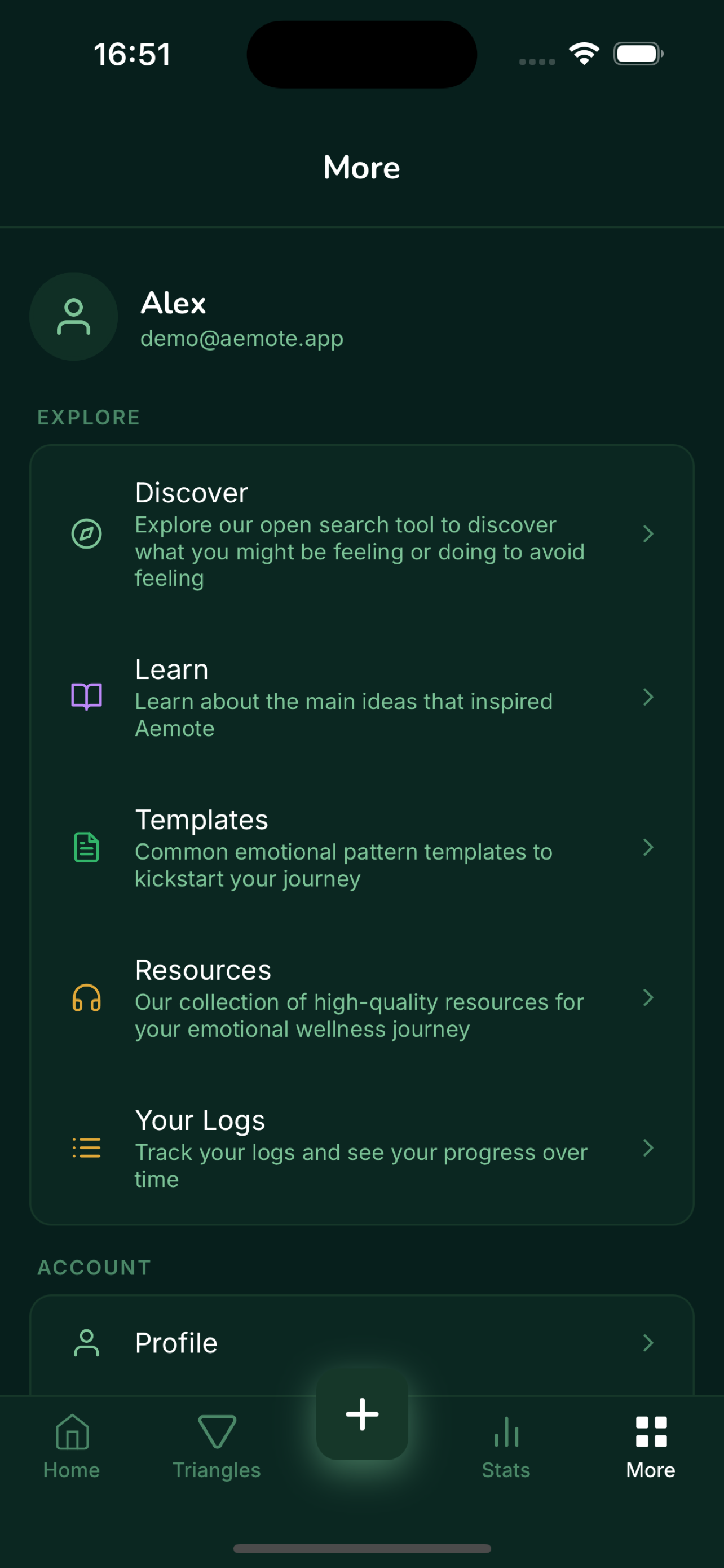 Aemote: Change Triangle App screenshot 7
