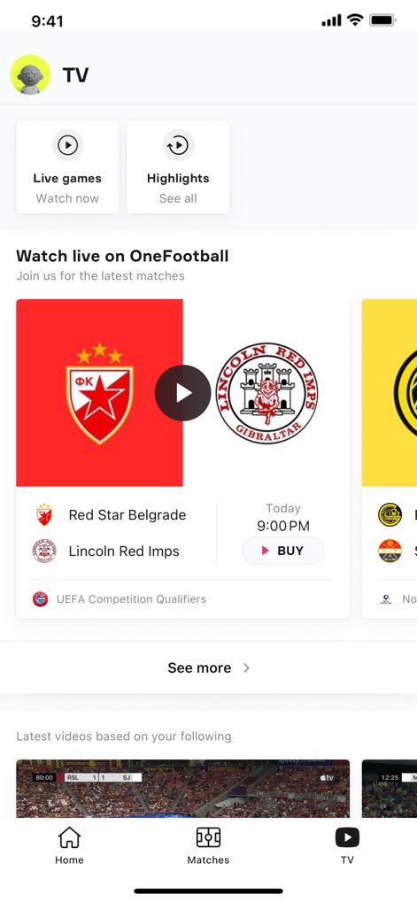 OneFootball: All Soccer Scores - Live Football Streams