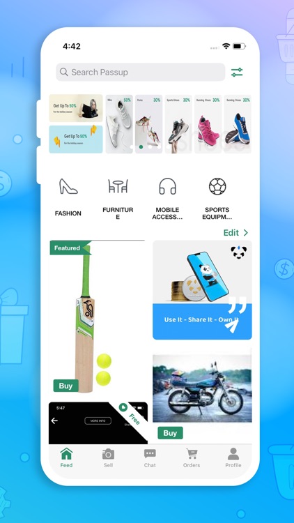PassUp - Online Classified App