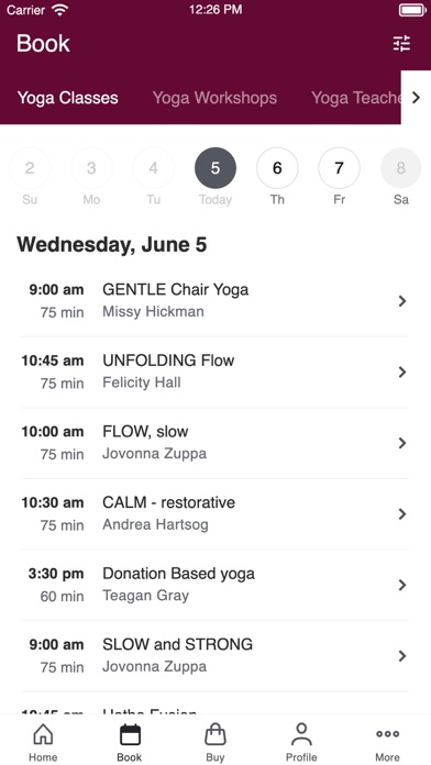Dragonfly Yoga Studies Screenshot