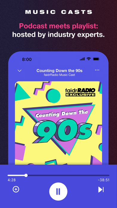 faidr: FM Radio app iPhone screenshot 4 - Music app