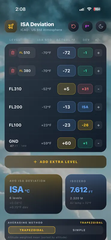 ISA Deviation Calculator screenshot 6 of 6