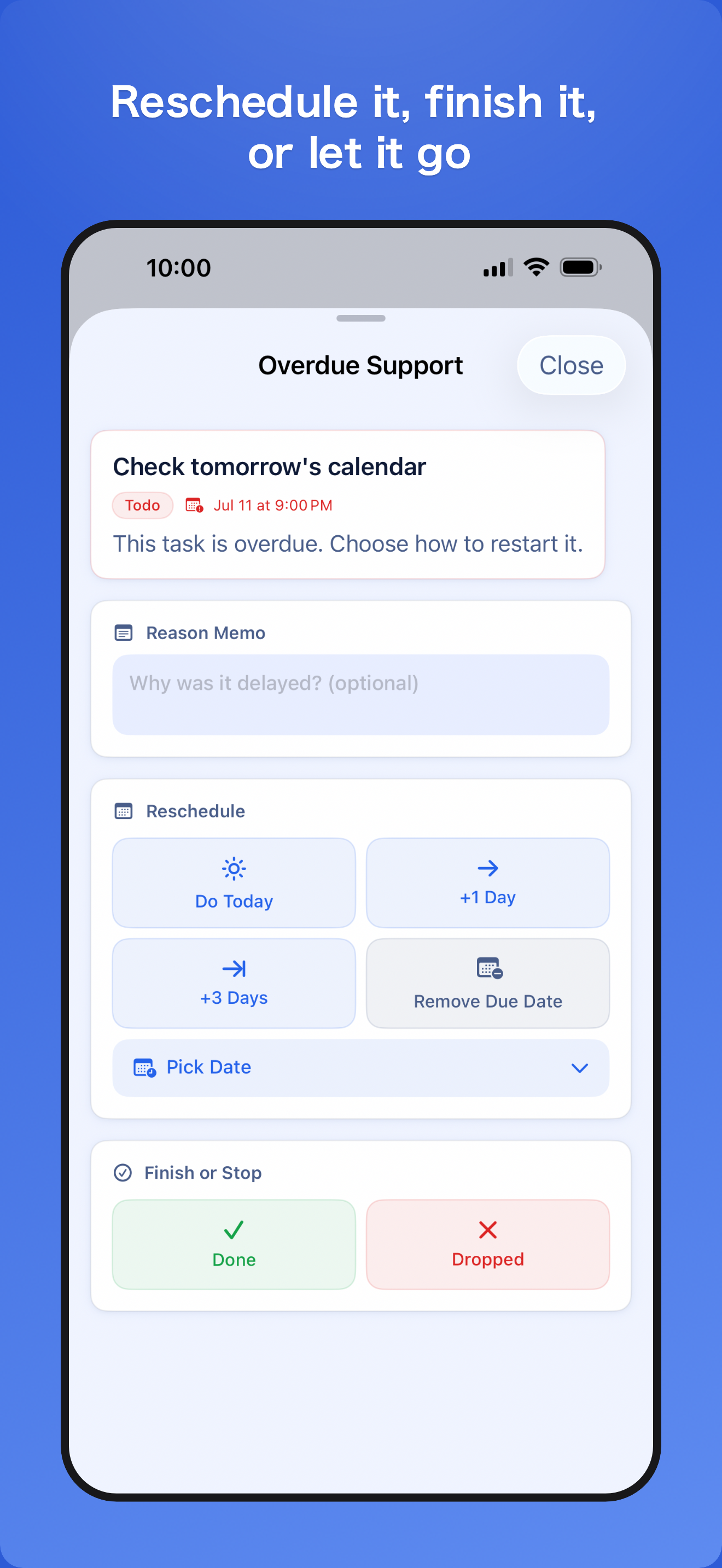 taskru - Restart Overdue Tasks screenshot 3