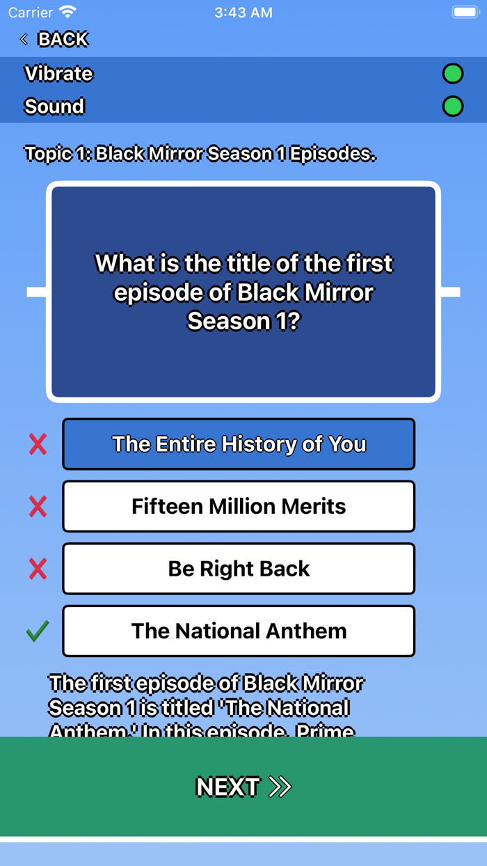 Black Mirror Trivia