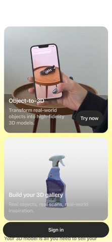 Solaya: 3D Scanner Pro iPhone screenshot
