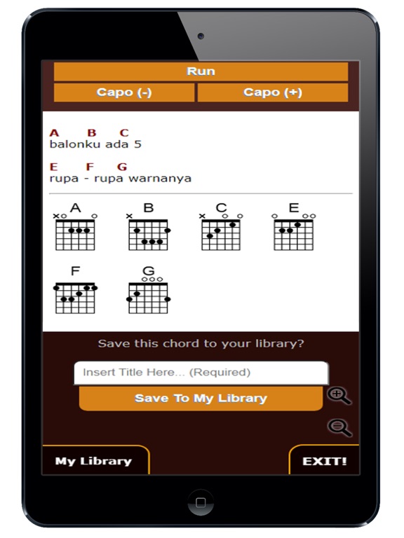 App screenshot