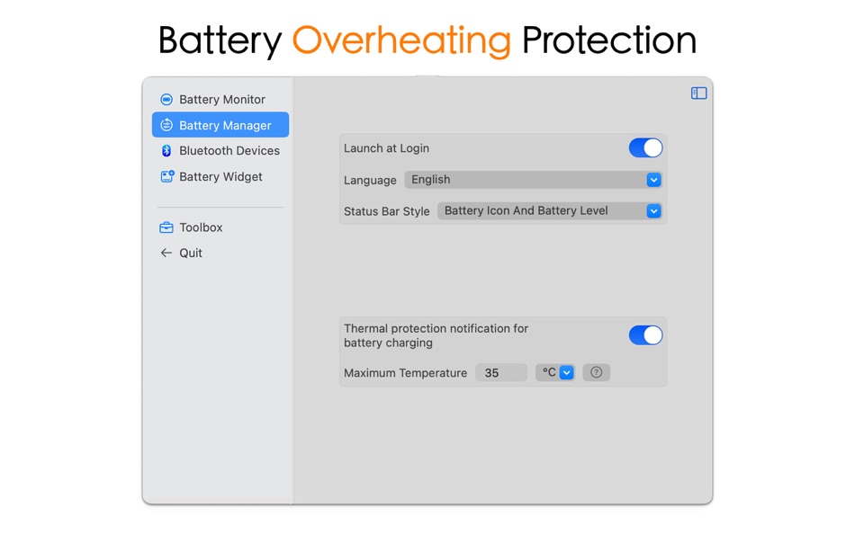 #4. Battery Monitor X-Health,Info (macOS) 由: 哲 魏