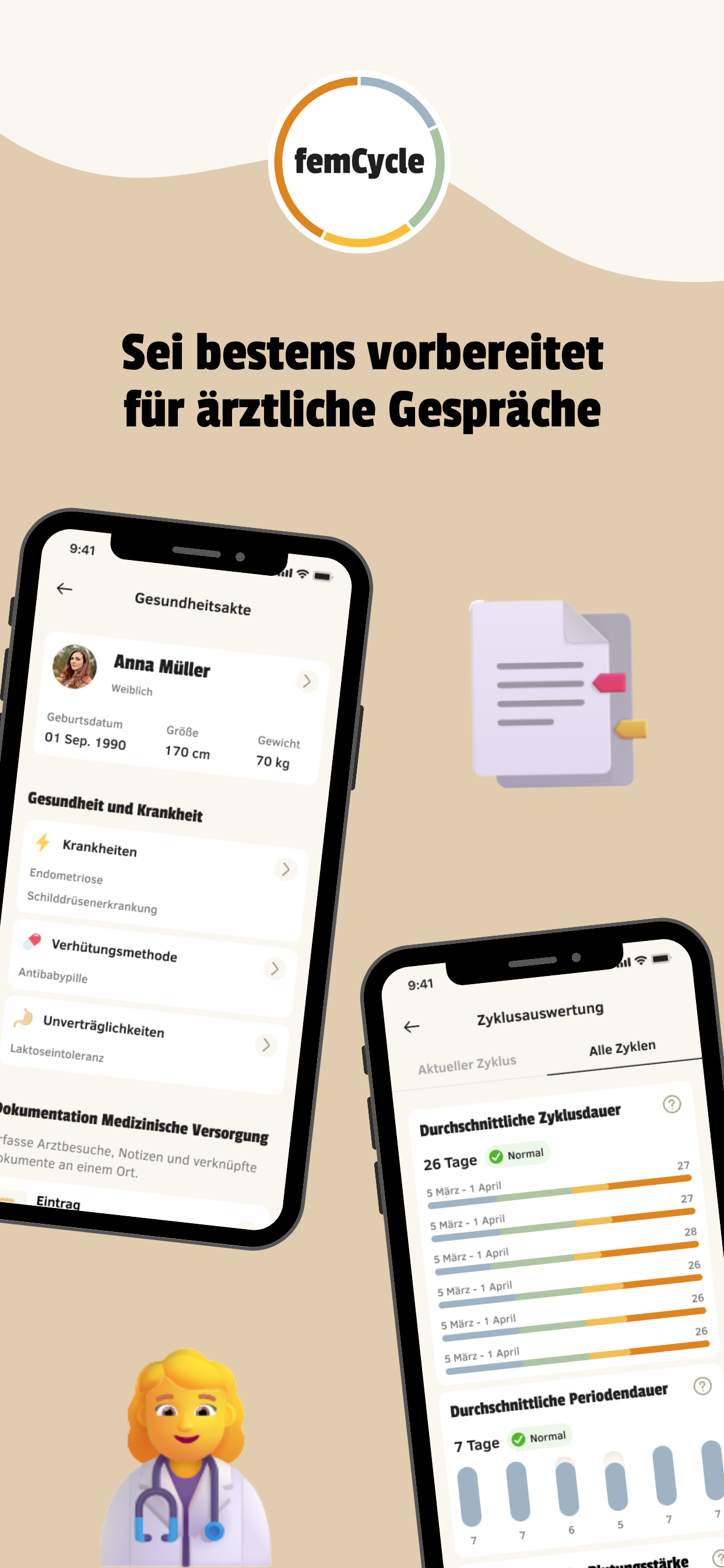 femCycle Perioden- & Zyklusapp screenshot 4