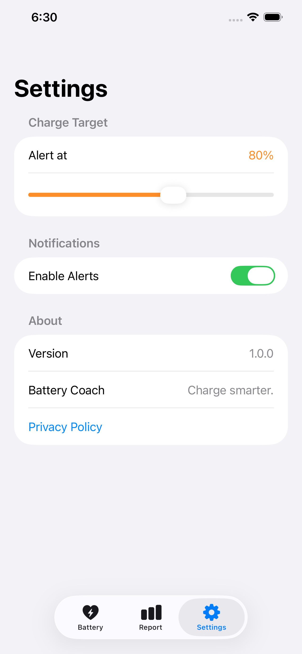 Battery Coach screenshot 5