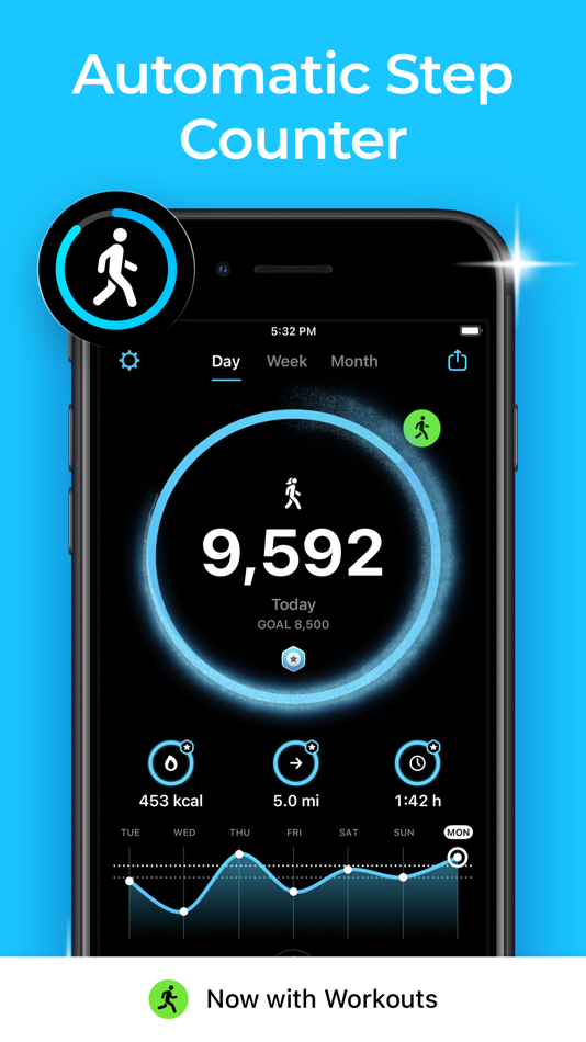 #1. StepsApp Pedometer (iOS) 由: StepsApp GmbH
