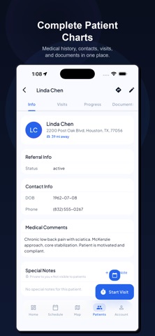VisitNote AI iPhone screenshot