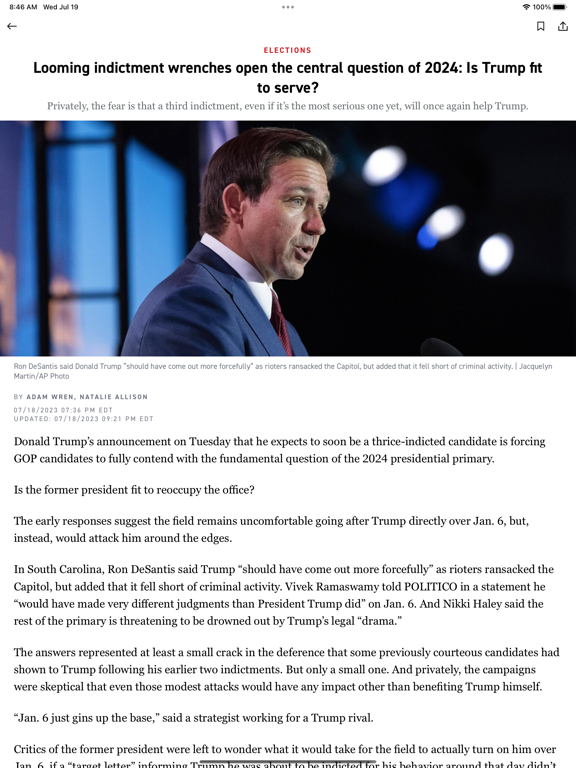 Screenshot #6 pour POLITICO