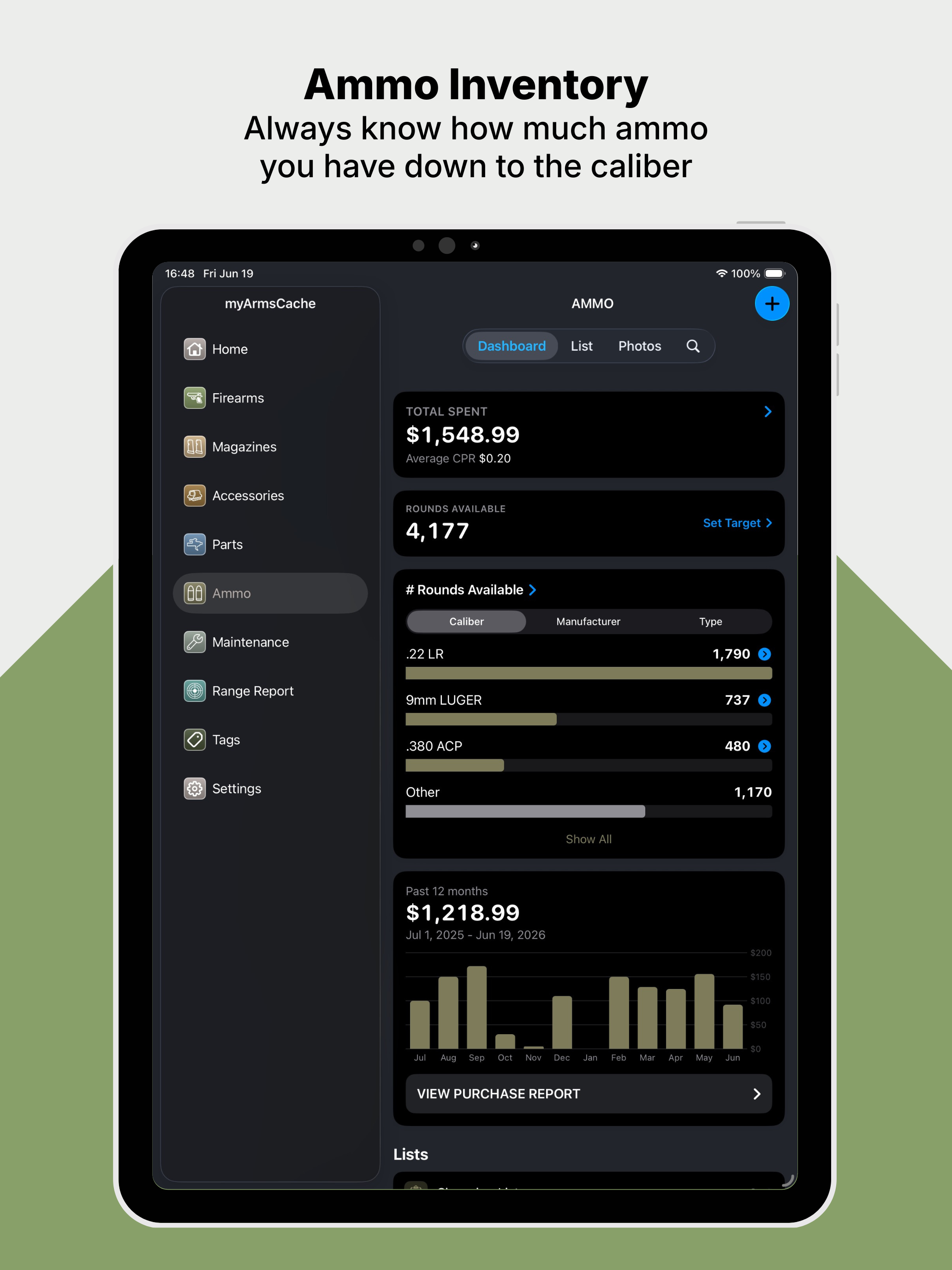 myArmsCache screenshot 12