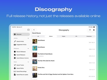 DiscoCat: Discography Catalog Screenshot 3