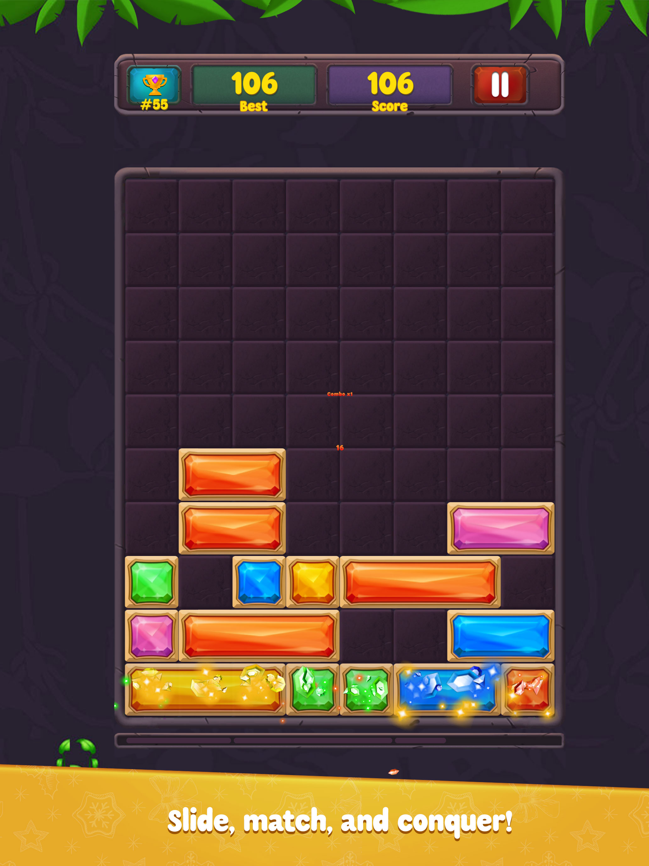 Slide Puzzle: Fall Down