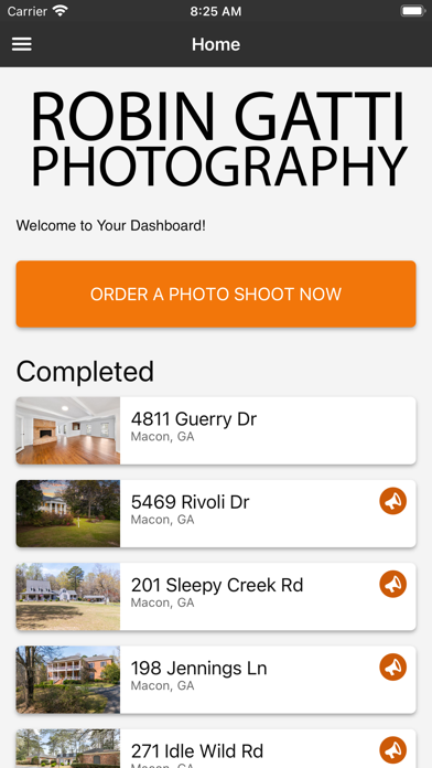 Robin Gatti Photography App Screenshot