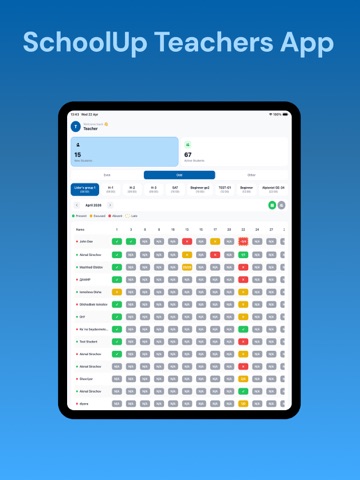SchoolUp Teachers App iPad screenshot