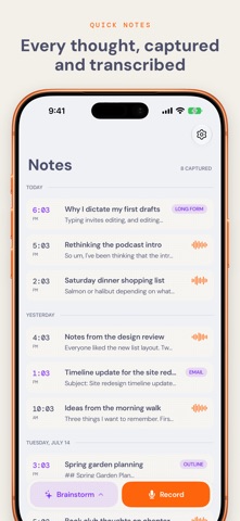Quick Notes (easy voice notes) screenshot