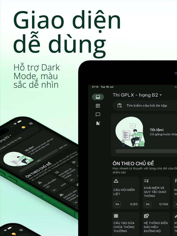 Thi Lái Xe - 600 câu hỏi GPLX