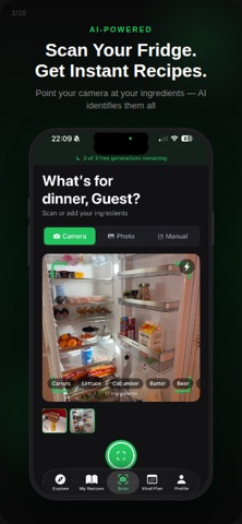RecipAI - AI Recipe Generator screenshot