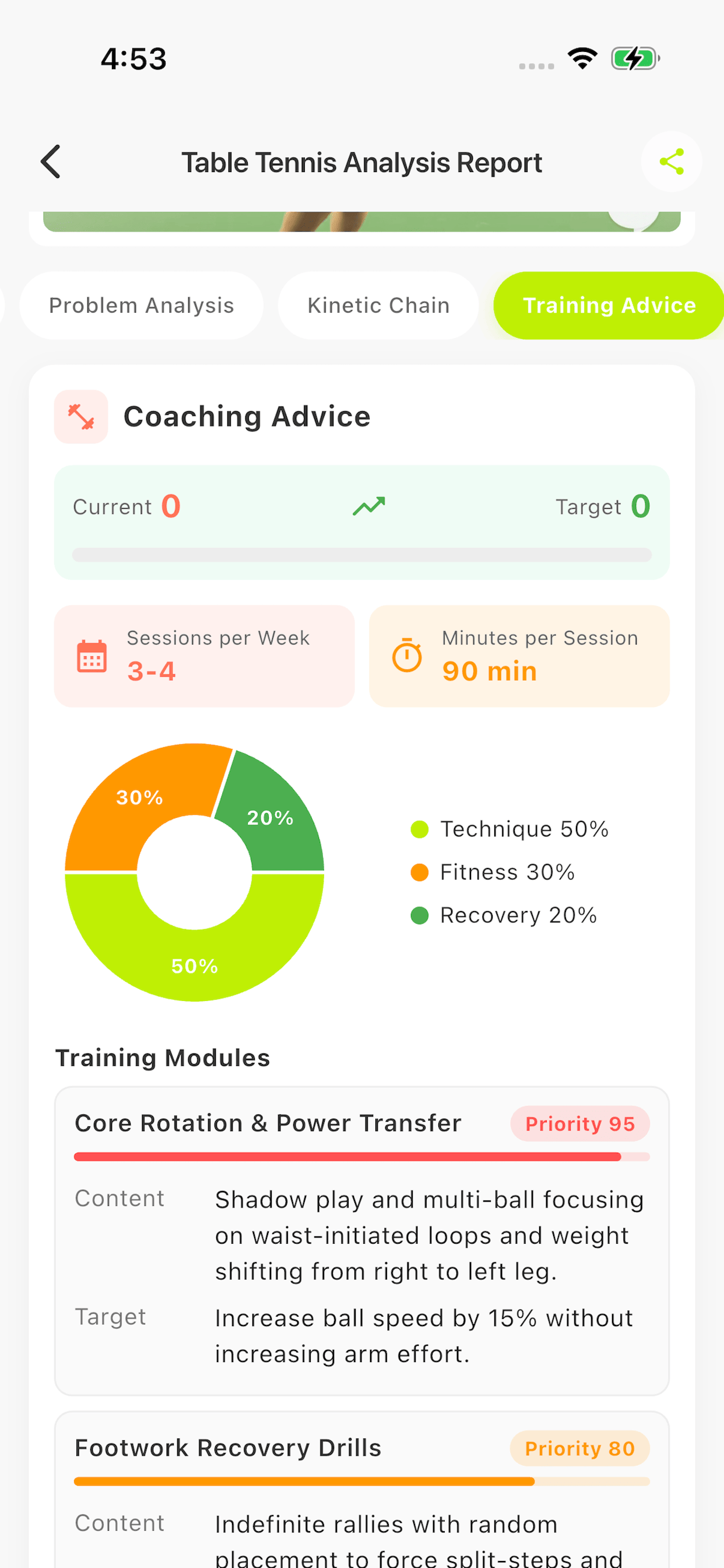 iSpinCoach: AI Table Tennis screenshot 5