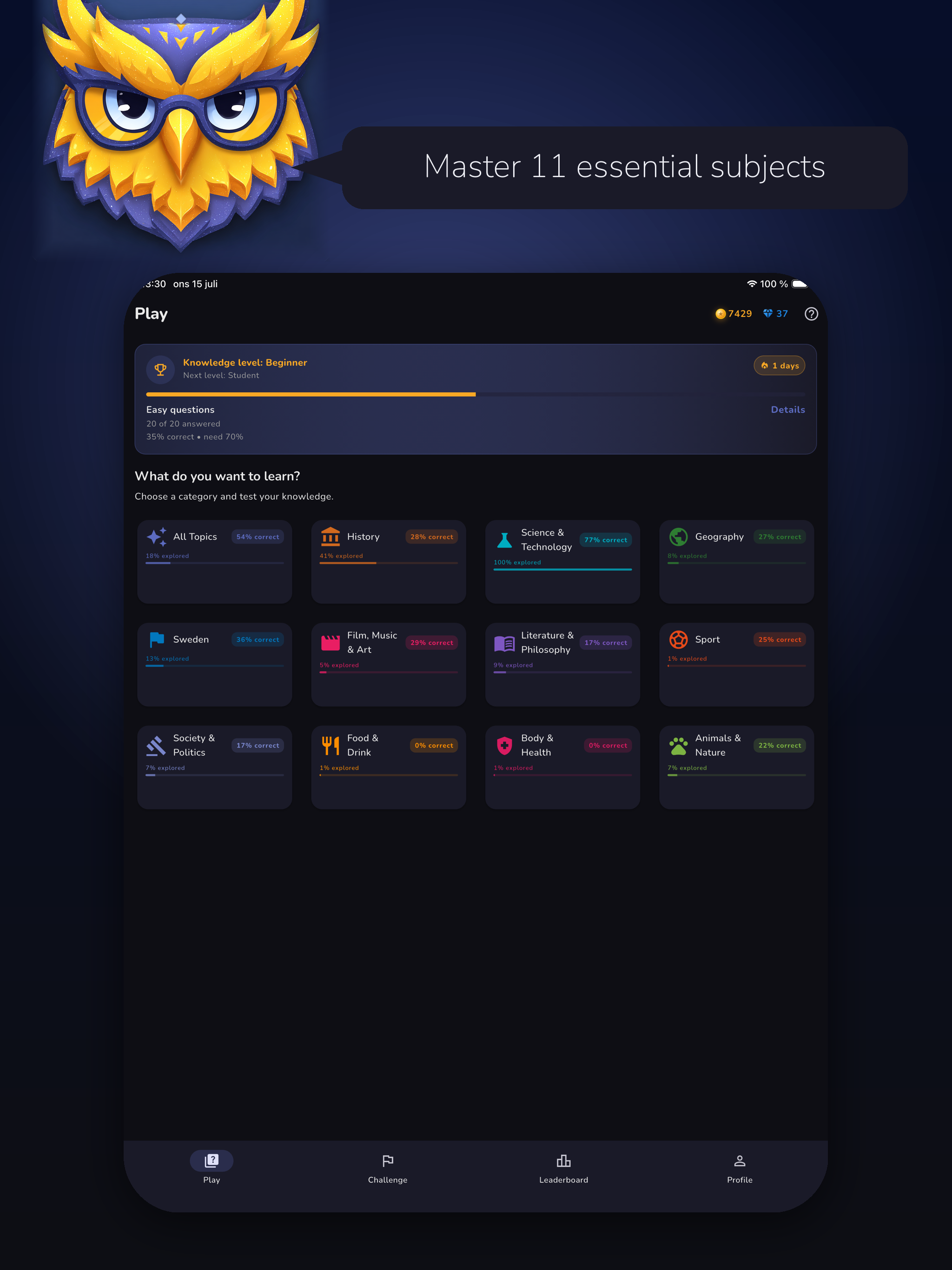 Skarp: Quiz & Trivia screenshot 11