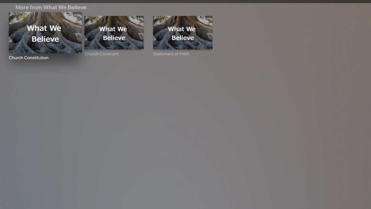 Apple TV screenshot