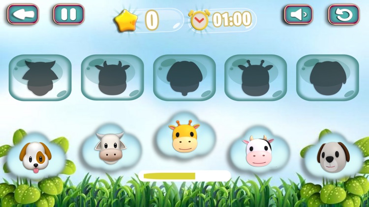 Animals Puzzle & Coloring Page