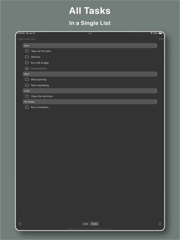 Screenshot #4 pour Do Next - Simple Task Manager