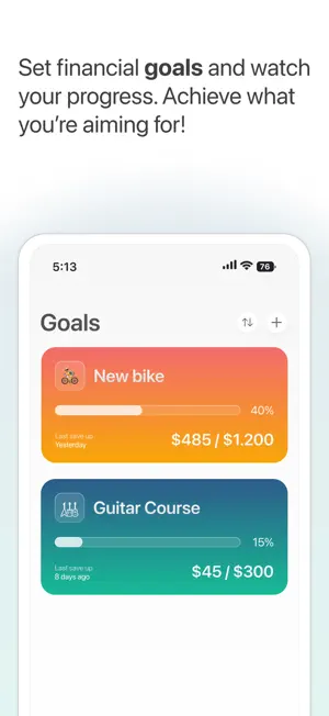 Save Up: Savings Goal Tracker screenshot 1
