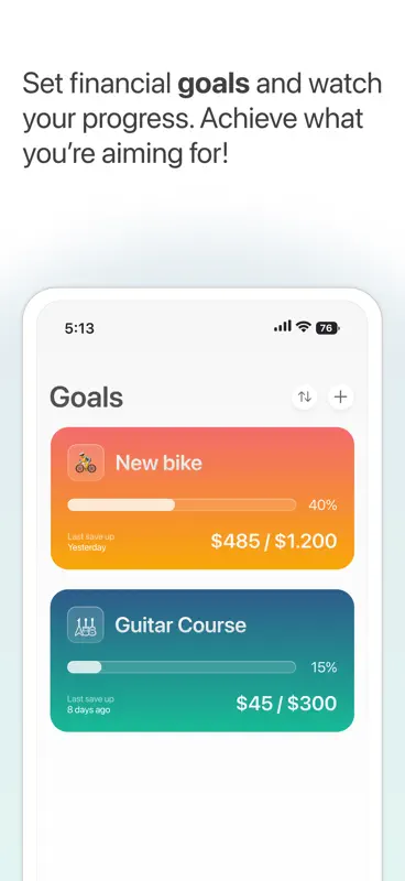 Save Up: Savings Goal Tracker screenshot 1 of 7