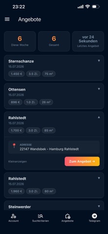 Wohnungsbot Hamburg Screenshot 3 of 7