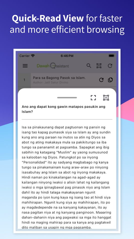 #1. Da'wah Assistant (iOS) Podle: Joenardson Divino