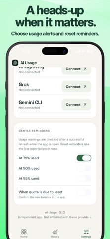 AI Usage Tracker: Pulse Screenshot 3 of 5