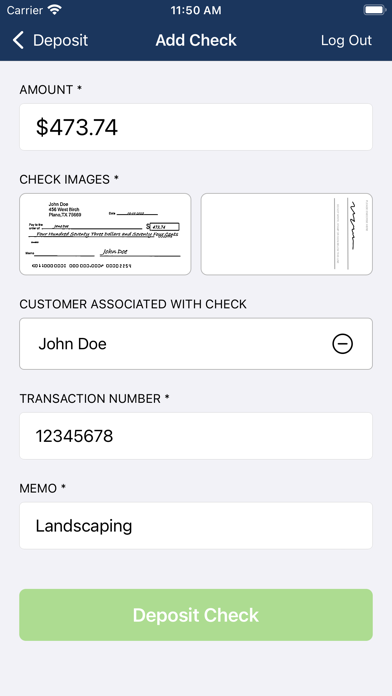 App screenshot