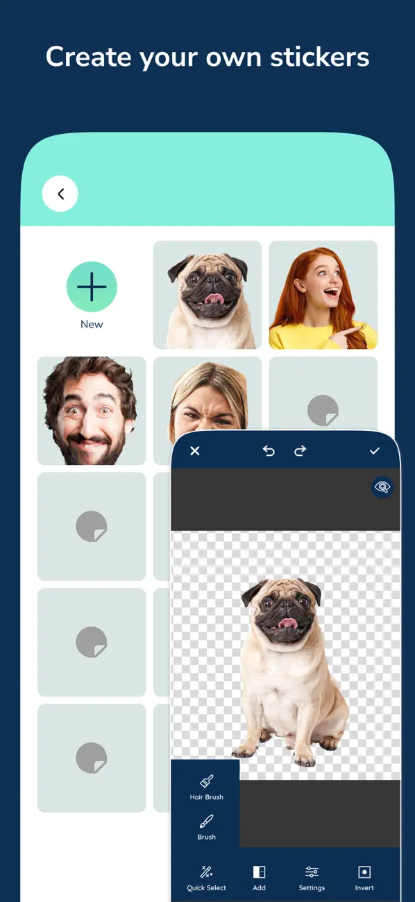 Screenshot #2 pour Créateur d'autocollants à déco