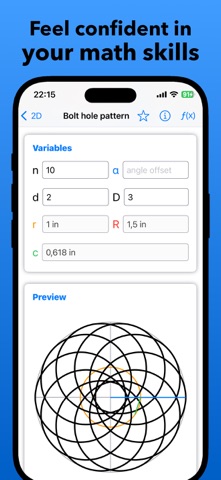 Geometry Calculator for School iPhone screenshot