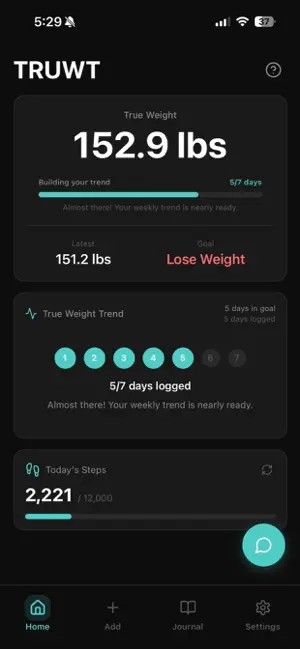 TRUWT: Weight Tracker screenshot 2