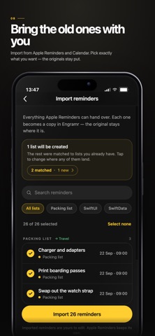Engramr - Reminders & Alarms Screenshot 8 of 10