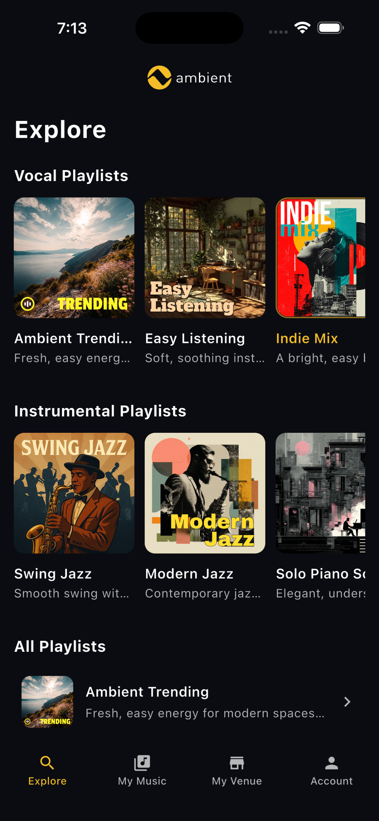 Ambient: Background Music screenshot 2