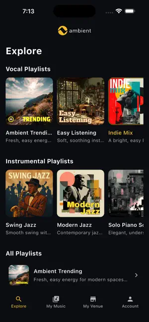 Ambient: Background Music screenshot 2
