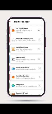 Prep for Canada Citizenship Screenshot 5 of 5