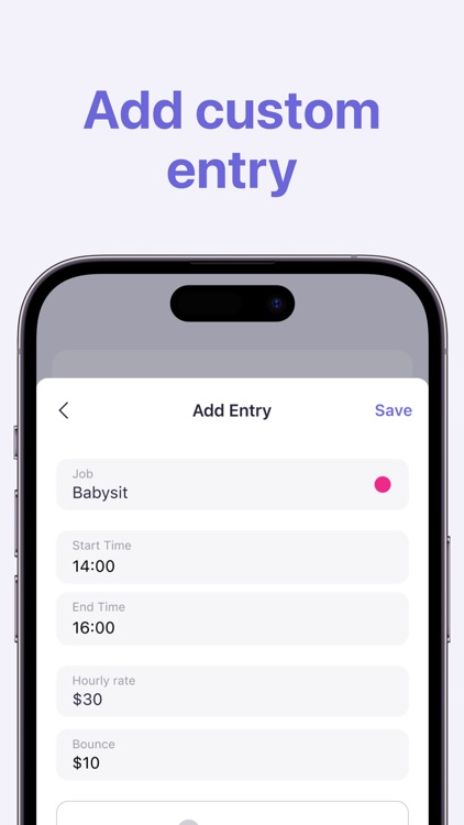 Clock In: Hours Tracker & Log screenshot-4