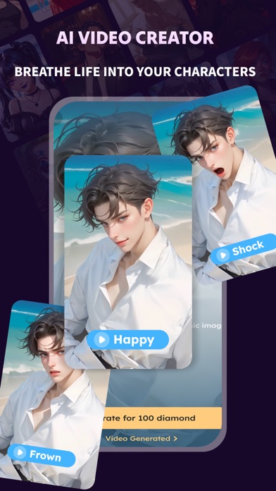 Saylo: AI Character Story Chat Screenshot