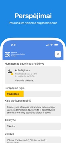 Meteo LT screenshot