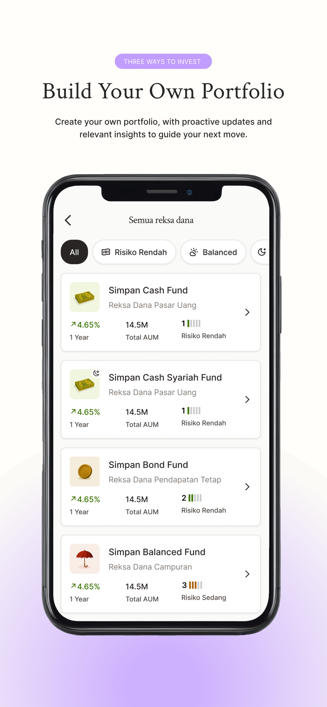 Simpan - Guided Investing